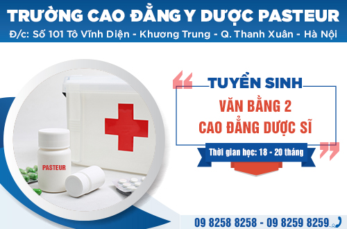 Địa chỉ nộp hồ sơ học Văn bằng 2 Cao đẳng Dược năm 2017 tại Hà Nội